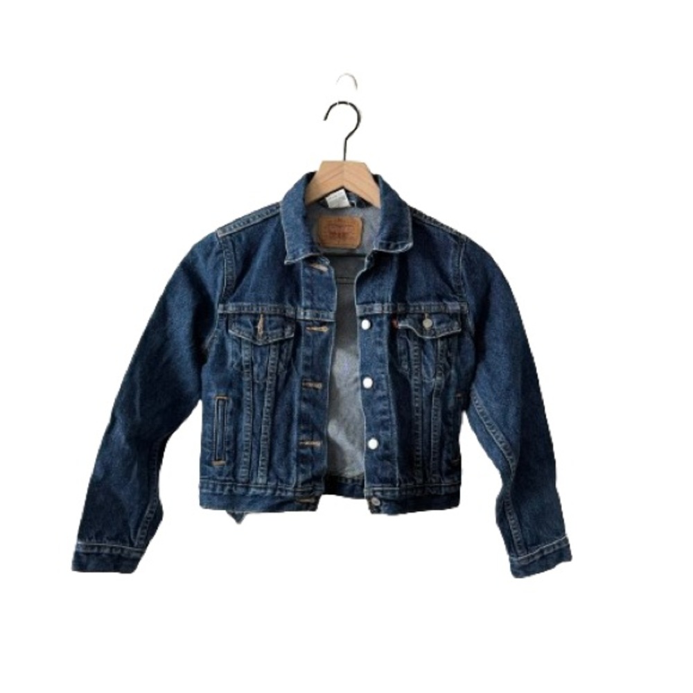 Levi’s Jean Jacket Cropped Girls Size Medium